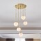 Designers Fountain Wine Flower 5-Light Brushed Gold Glam Statement Chandelier for Foyers and Entryways D329M-5CH-BG - alternate 5